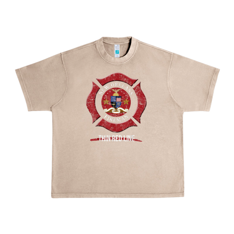 New Orleans Firefighter Shirt Firefighter Gifts Louisiana Urban Heavy Tee by linhVisuals | Teevron