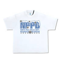 White north pole police department Urban Heavy Tee - linhVisuals