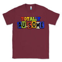 Burgundy Totally au-some Classic Tee - FaDigitalArtStudio