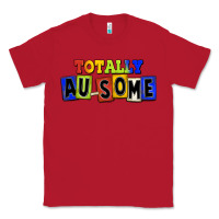 Red Totally au-some Classic Tee - FaDigitalArtStudio