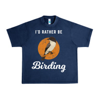 Navy birding birdwatching eastern phoebe Urban Heavy Tee - linhVisuals