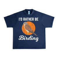 Navy birding birdwatching kestrel bird bird Urban Heavy Tee - linhVisuals