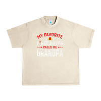 Sandshell mens father's day my favorite firefighter calls me grandpa premium Urban Heavy Tee - linhVisuals