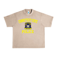 French Oak connecticut state police Urban Heavy Tee - linhVisuals