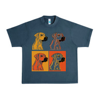 Midnight Navy rhodesian ridgeback t  shirt rhodesian ridgeback dog gift idea t  shir Urban Heavy Tee - linhVisuals