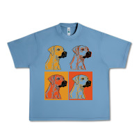 Pebble Blue rhodesian ridgeback t  shirt rhodesian ridgeback dog gift idea t  shir Urban Heavy Tee - linhVisuals