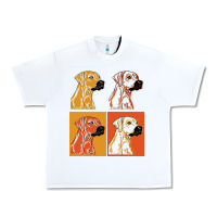 White rhodesian ridgeback t  shirt rhodesian ridgeback dog gift idea t  shir Urban Heavy Tee - linhVisuals