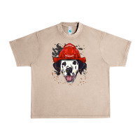 French Oak dalmatian firefighter dalmatian dog lover Urban Heavy Tee - linhVisuals