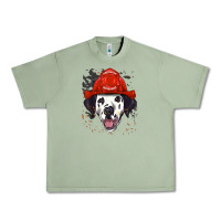 Oil Green dalmatian firefighter dalmatian dog lover Urban Heavy Tee - linhVisuals