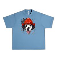 Pebble Blue dalmatian firefighter dalmatian dog lover Urban Heavy Tee - linhVisuals