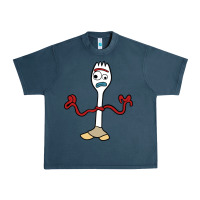Midnight Navy forky Urban Heavy Tee - linhVisuals