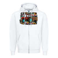 White western tracktor Zipper Hoodie - RanaPortraitStore