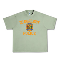 Oil Green delaware state police Urban Heavy Tee - linhVisuals