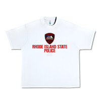 White rhode island state police Urban Heavy Tee - linhVisuals