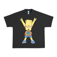 Pigment Black groovy bart Urban Heavy Tee - linhVisuals