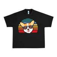 Black cool corgi vintage 80s dog lover Urban Heavy Tee - linhVisuals