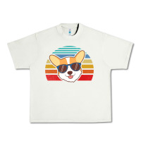 Pistachio cool corgi vintage 80s dog lover Urban Heavy Tee - linhVisuals