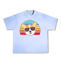 Grape Ice cool corgi vintage 80s dog lover Urban Heavy Tee - linhVisuals