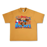 Peanut Butter moo rica Urban Heavy Tee - CowhideDigitalArt