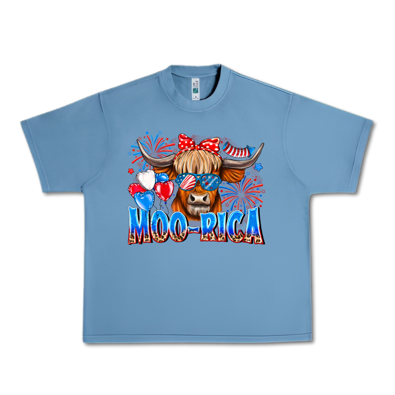Moo Rica Urban Heavy Tee by CowhideDigitalArt | Teevron