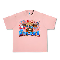 Salmon moo rica Urban Heavy Tee - CowhideDigitalArt