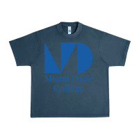 Midnight Navy miami dade college Urban Heavy Tee - linhVisuals