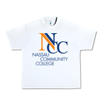 White nassau community college Urban Heavy Tee - linhVisuals