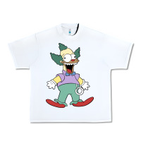 White krusty Urban Heavy Tee - linhVisuals