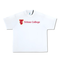 White triton college Urban Heavy Tee - linhVisuals