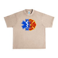 French Oak emt firefighter ems fire first responder premium Urban Heavy Tee - linhVisuals