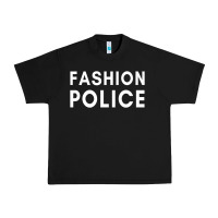 Black fashion police premium Urban Heavy Tee - linhVisuals
