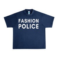 Navy fashion police premium Urban Heavy Tee - linhVisuals