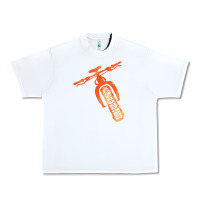 White fat bike mountain biking Urban Heavy Tee - linhVisuals
