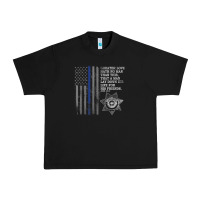 Black police in america correctional officer prayer Urban Heavy Tee - linhVisuals