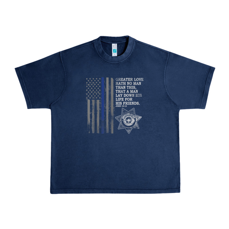Police In America Correctional Officer Prayer Urban Heavy Tee by linhVisuals | Teevron