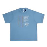 Pebble Blue police in america correctional officer prayer Urban Heavy Tee - linhVisuals