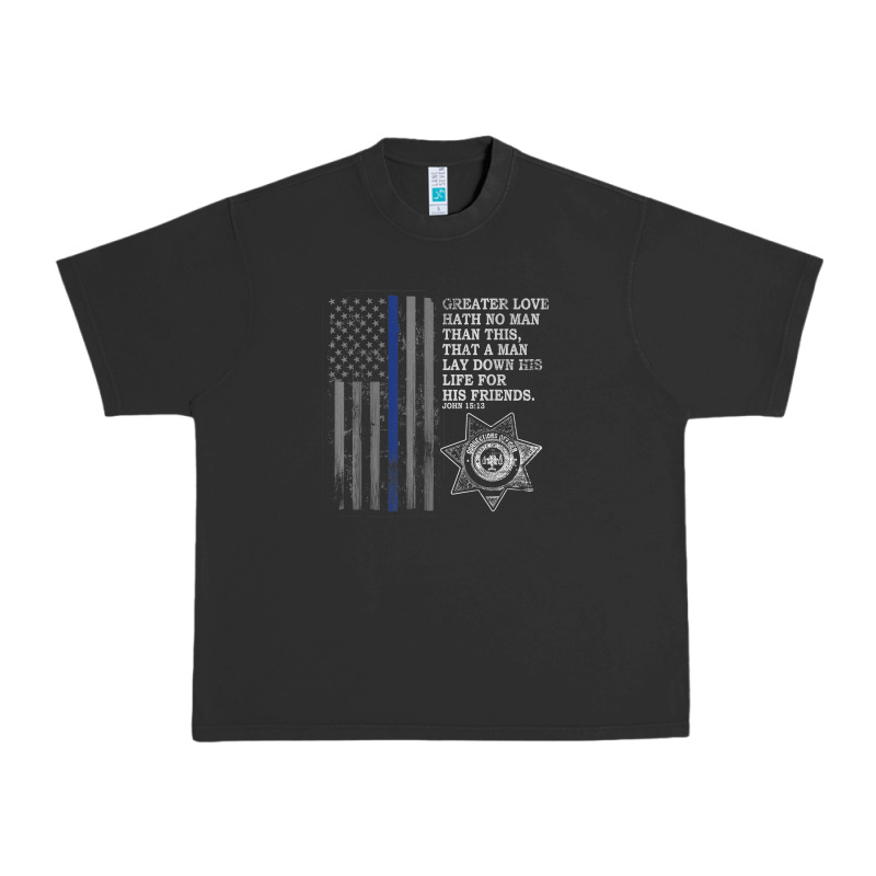 Police In America Correctional Officer Prayer Urban Heavy Tee by linhVisuals | Teevron