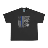 Pigment Black police in america correctional officer prayer Urban Heavy Tee - linhVisuals