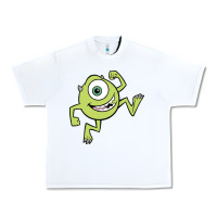 White mike wazowski Urban Heavy Tee - linhVisuals