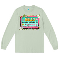 Matcha hello you are allowed to love books more than peop Long Sleeve Tee - Artiststas