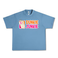 Pebble Blue donut coffee lover dunkie junkie Urban Heavy Tee - linhVisuals