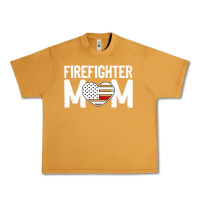 Peanut Butter female firefighter mom thin red line flag firefighting premium Urban Heavy Tee - linhVisuals