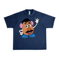 Navy mr potato Urban Heavy Tee - linhVisuals