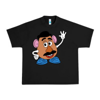 Black mr potato Urban Heavy Tee - linhVisuals