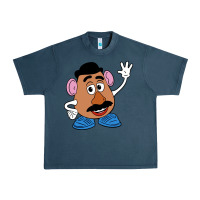 Midnight Navy mr potato Urban Heavy Tee - linhVisuals