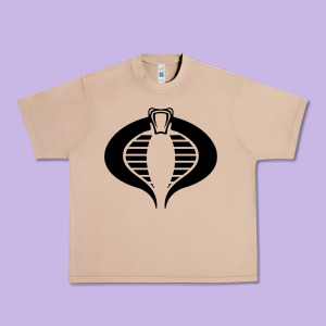 Gi Joe Cobra Vintage Urban Heavy Tee Designed By Linhvisuals