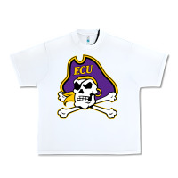 White East Carolina Pirates Urban Heavy Tee - linhVisuals