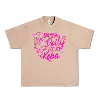Burro Reba Mcentire Diva Like Dolly Rebel Like Reba Urban Heavy Tee - linhVisuals