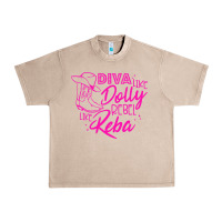 French Oak Reba Mcentire Diva Like Dolly Rebel Like Reba Urban Heavy Tee - linhVisuals