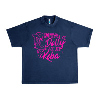 Navy Reba Mcentire Diva Like Dolly Rebel Like Reba Urban Heavy Tee - linhVisuals
